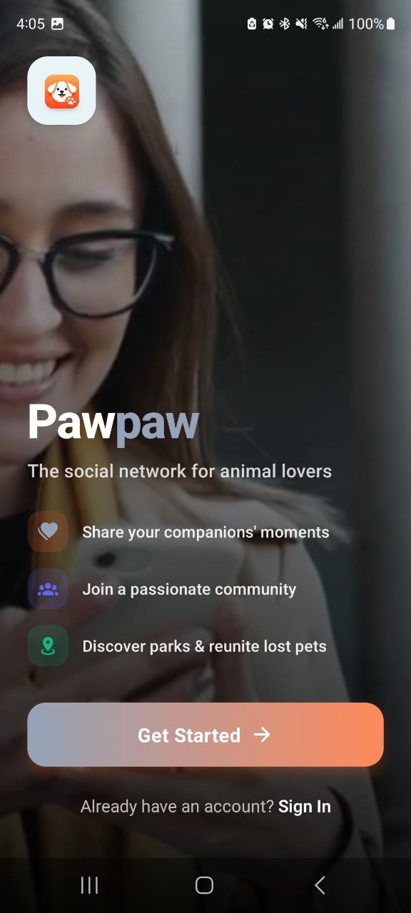 Pawpaw App Screenshot